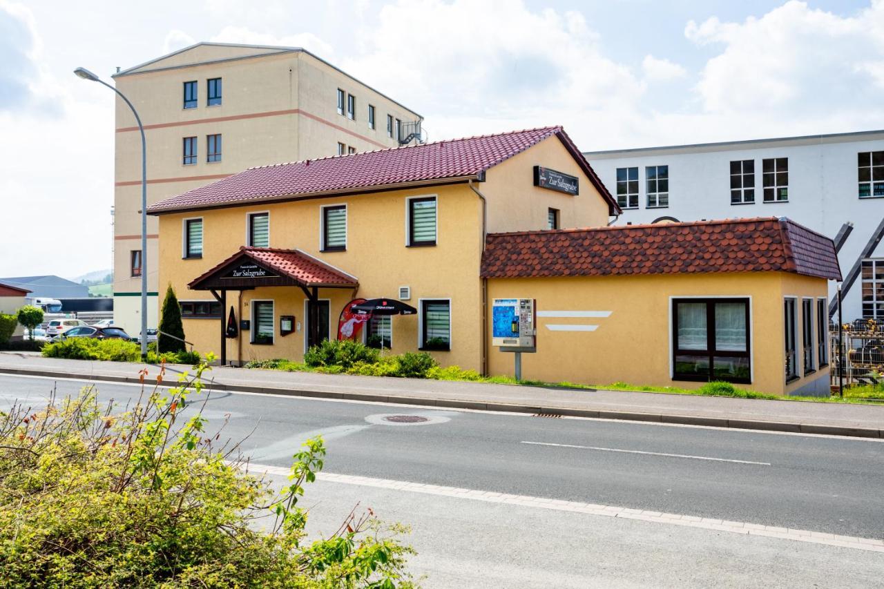 Pension & Gaststaette Zur Salzgrube Зондерсхаузен Екстериор снимка